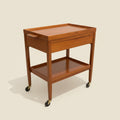 Mid-Century Modern Drink Cart Trolley