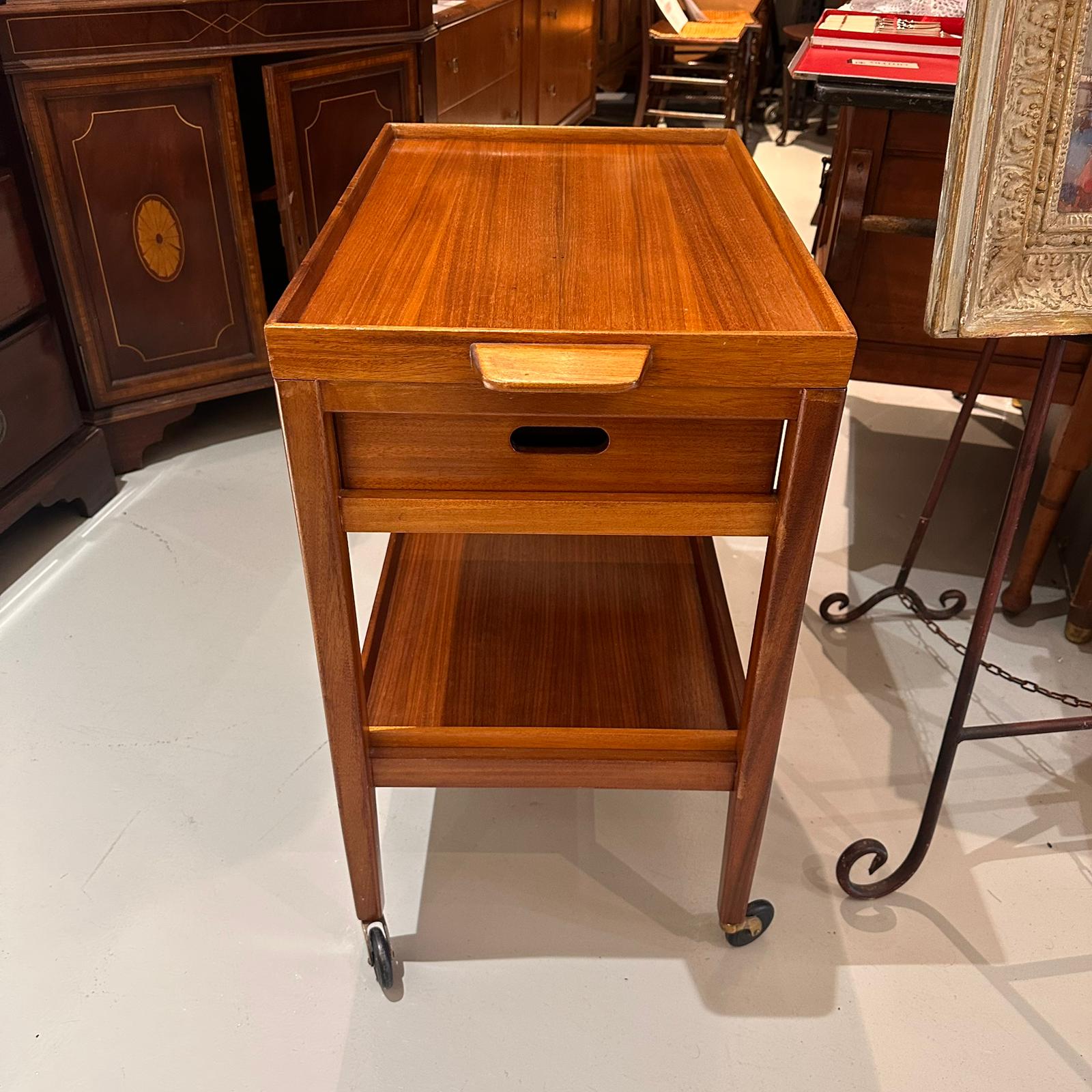 Mid-Century Modern Drink Cart Trolley