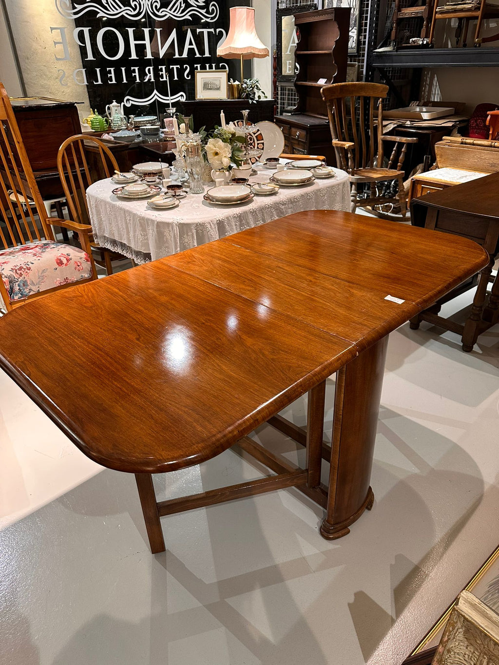 Art Deco Style Gate Leg Dinning Table