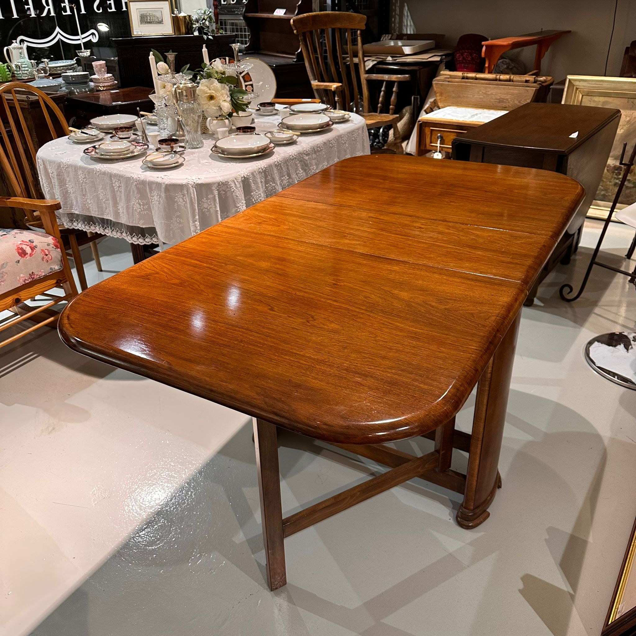 Art Deco Style Gate Leg Dinning Table