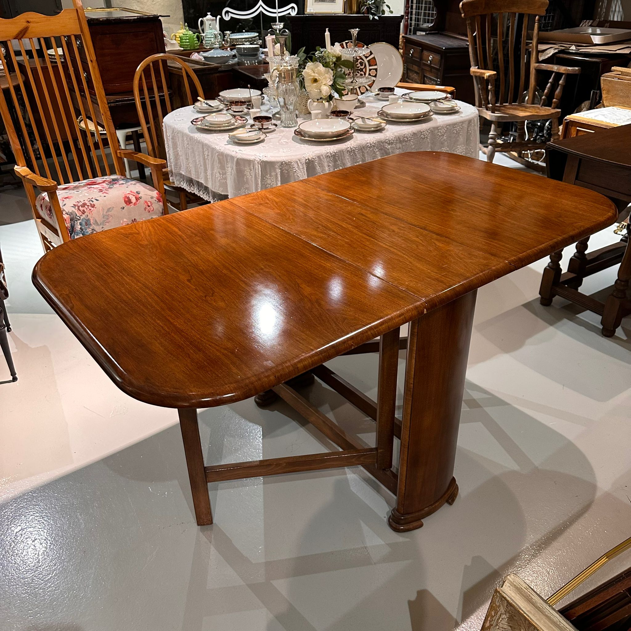 Art Deco Style Gate Leg Dinning Table