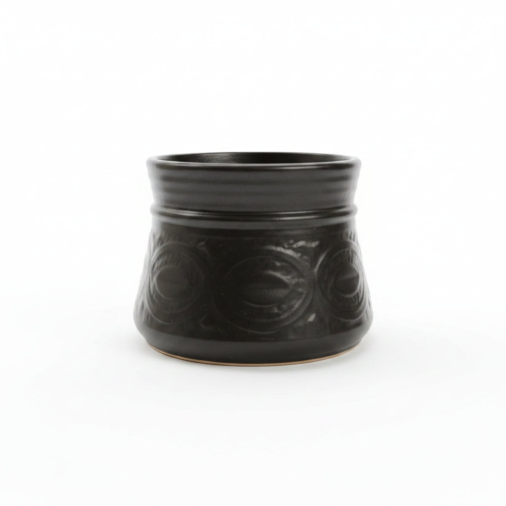 Vintage Wood & Sons "Normandy" Sugar Bowl - Mid-Century Black & White - Circa 1960s