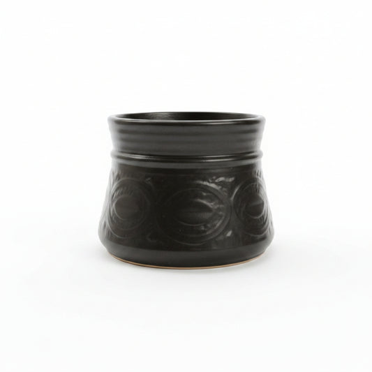 Vintage Wood & Sons "Normandy" Sugar Bowl - Mid-Century Black & White - Circa 1960s