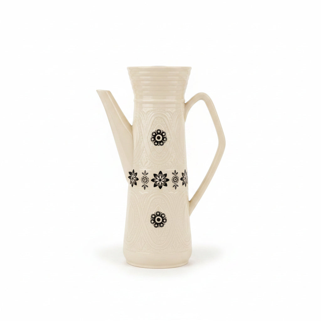 Vintage Wood & Sons "Normandy" Coffee Pot - Mid-Century Black & White - Circa 1960s