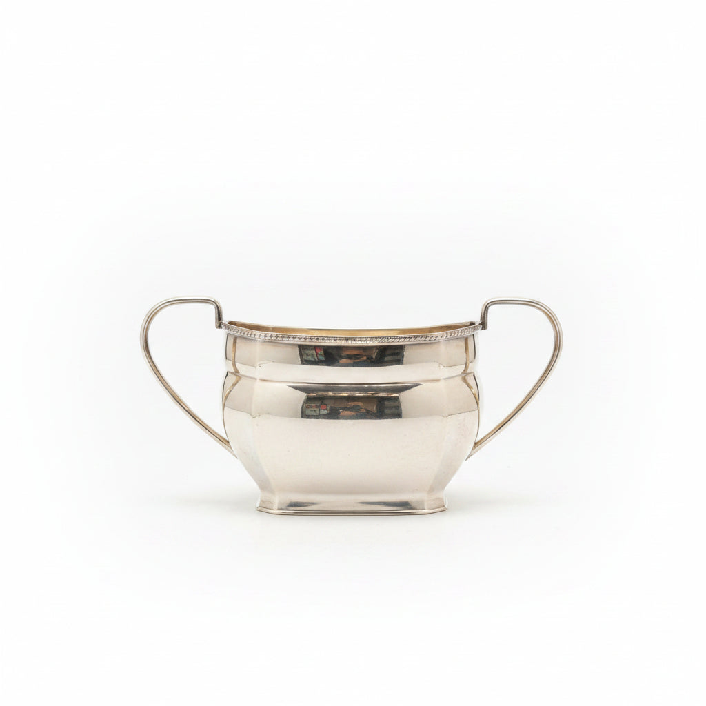 Vintage Sheffield Silver Plated Sugar Bowl by E.H. Parkin & Co. - Circa 1950s