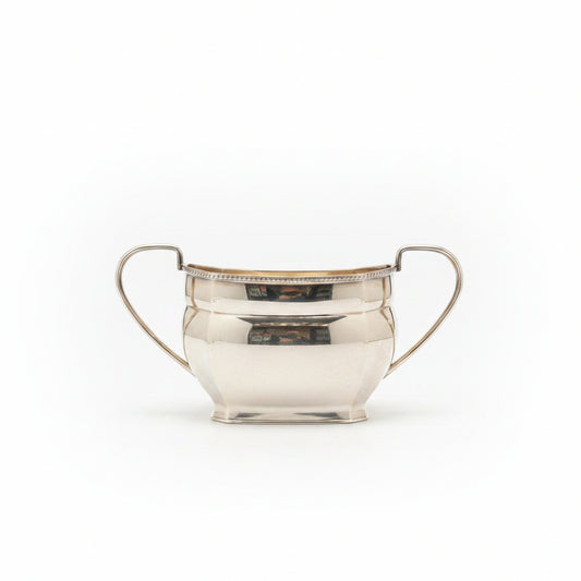 Vintage Sheffield Silver Plated Sugar Bowl by E.H. Parkin & Co. - Circa 1950s