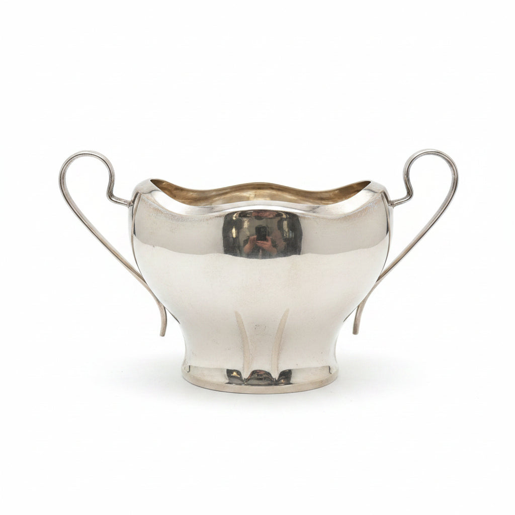Vintage Sheffield Silver Plated Sugar Bowl by A. Beardshaw & Co. - Circa 1930s