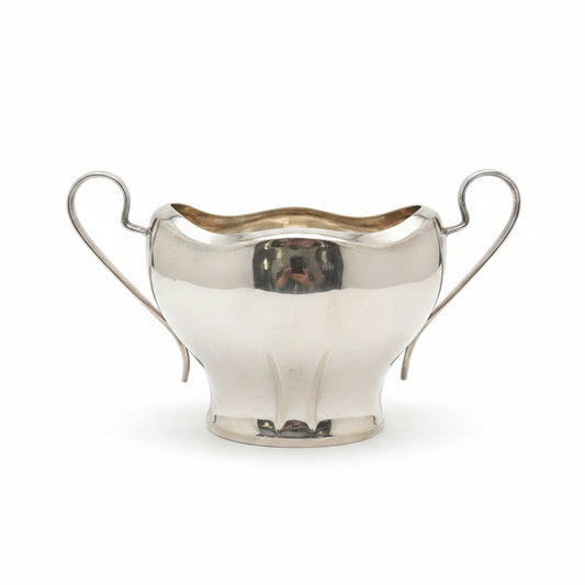 Vintage Sheffield Silver Plated Sugar Bowl by A. Beardshaw & Co. - Circa 1930s