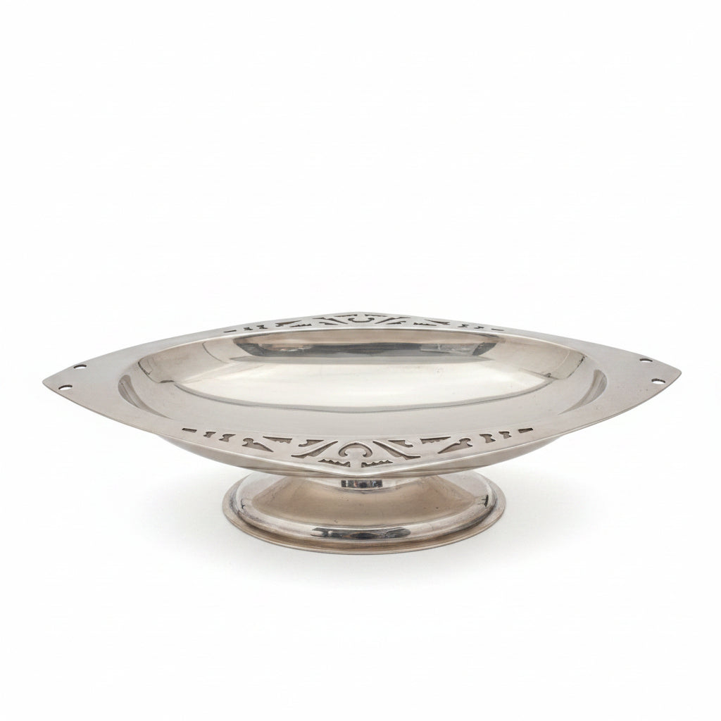 Vintage Sheffield Silver Plated Footed Comport / Tazza by Warriss - Circa 1950s