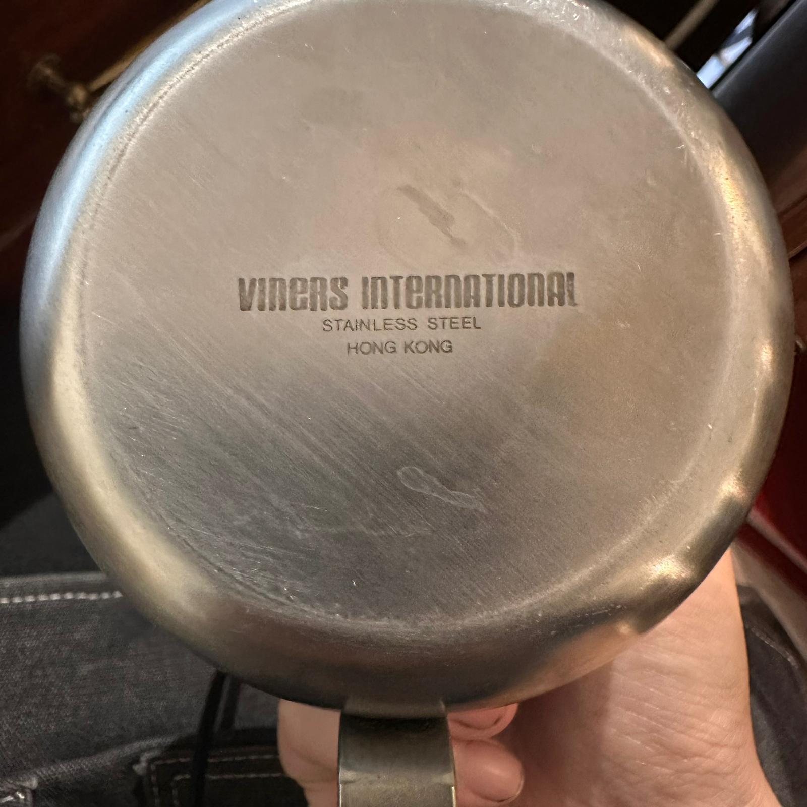 Vintage Viners International Stainless Steel Barrel Tankard Mug 1970s-1980s