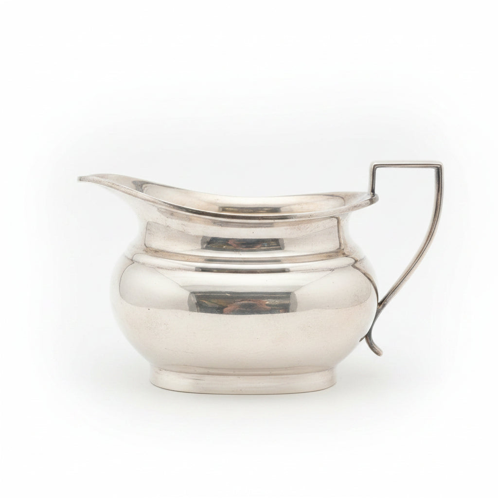 Vintage EPNS Silver-Plated Creamer Jug – George III Style English Pitcher (c. 1920-1950)