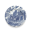 Vintage Royal Wessex Blue & White "Coaching Scene" Plate – Made in England (c. 1980-1990)
