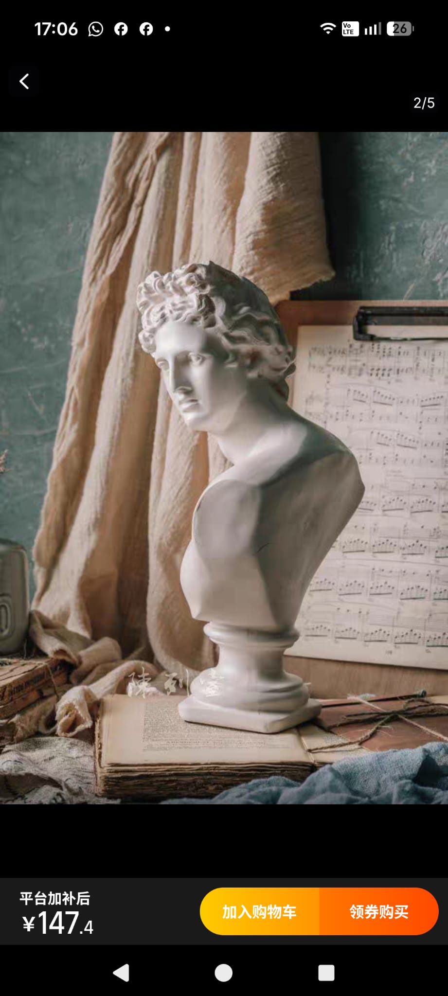 Apollo bust