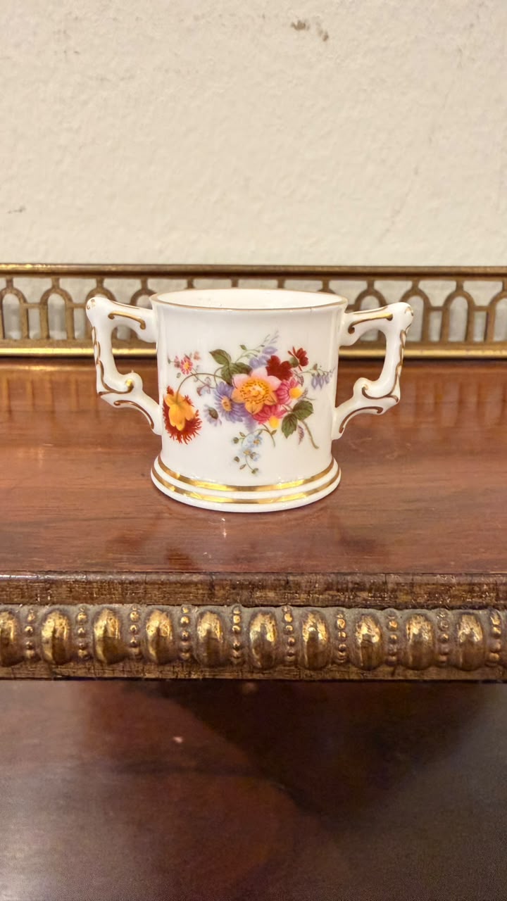 Royal Crown Derby Derby Posies Miniature Twin-Handled Cup