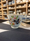 Vintage Imari Floral Porcelain Cup, Attributed to Georgian Coalport