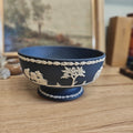 Wedgwood Portland Blue jasperware footed bowl