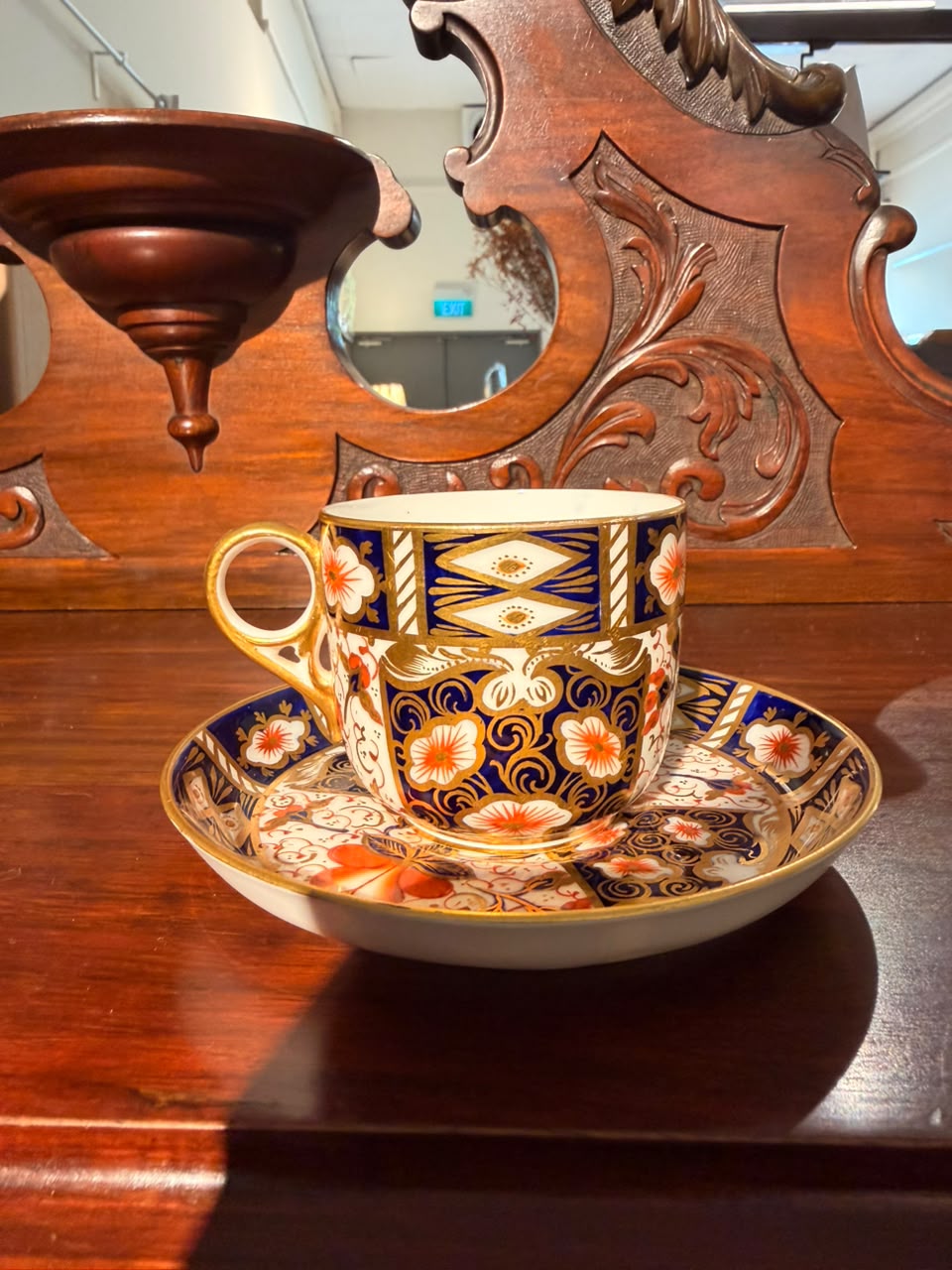 Vintage Royal Crown Derby Imari Tea Set Duo