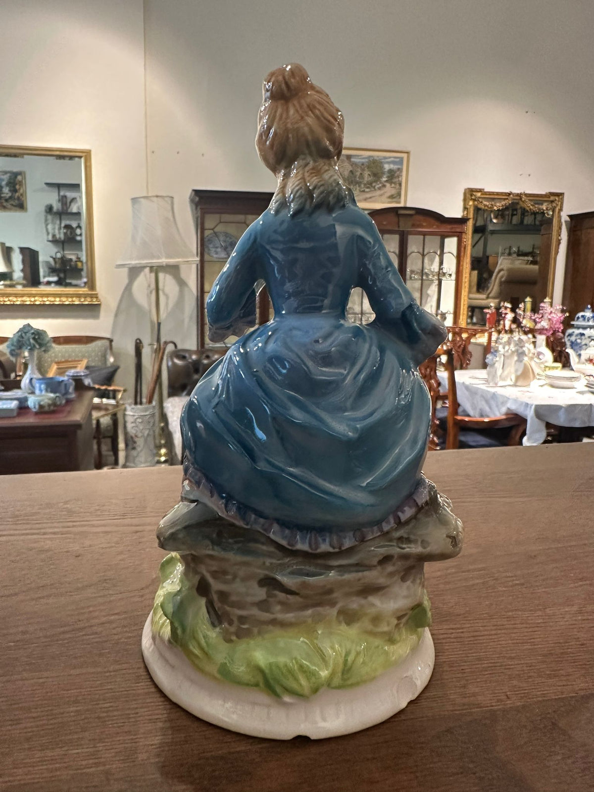 Woman in 18th-Century Rococo Porcelain figurine
