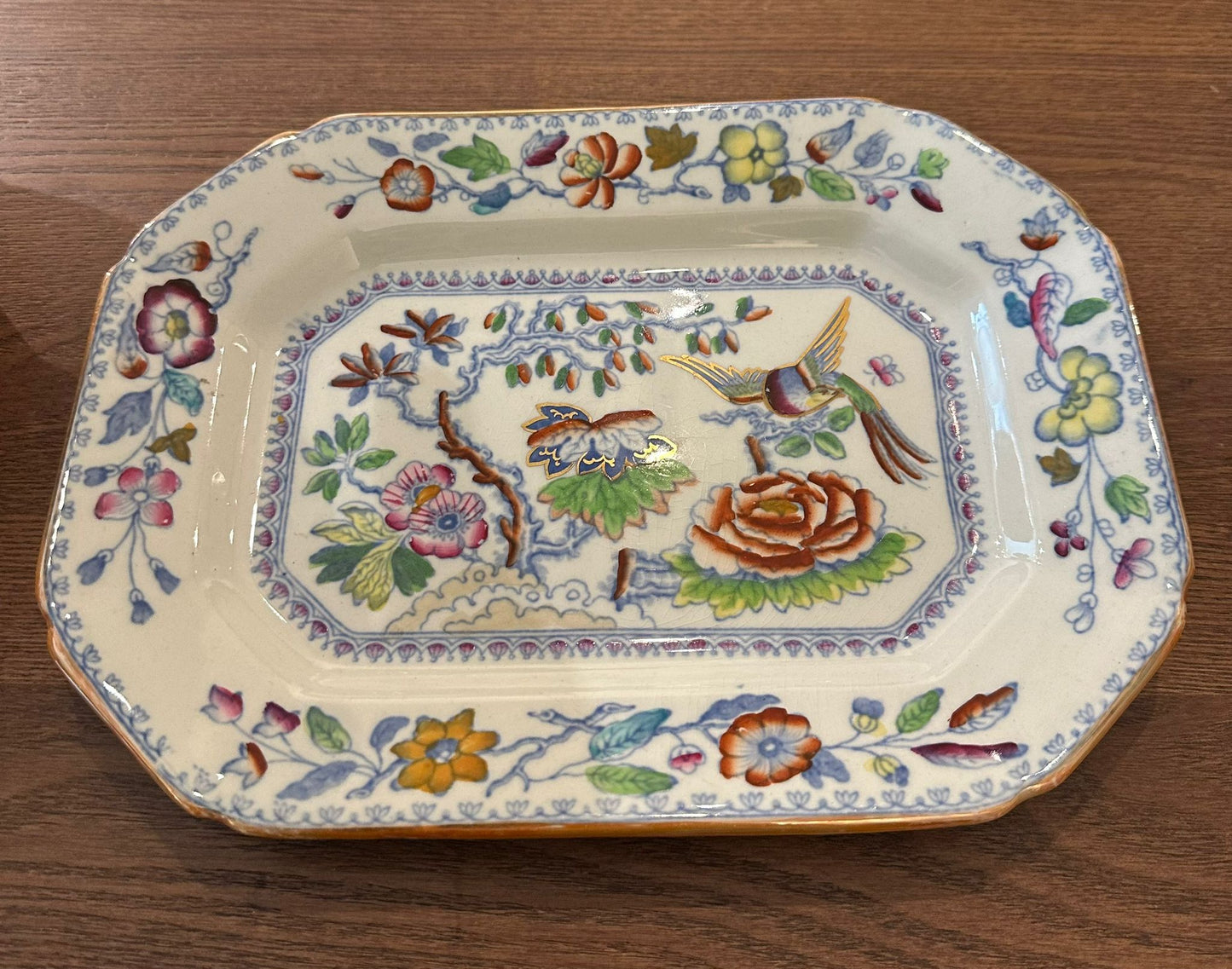 Antique Mason's Ironstone Chinoiserie Syle Pattern