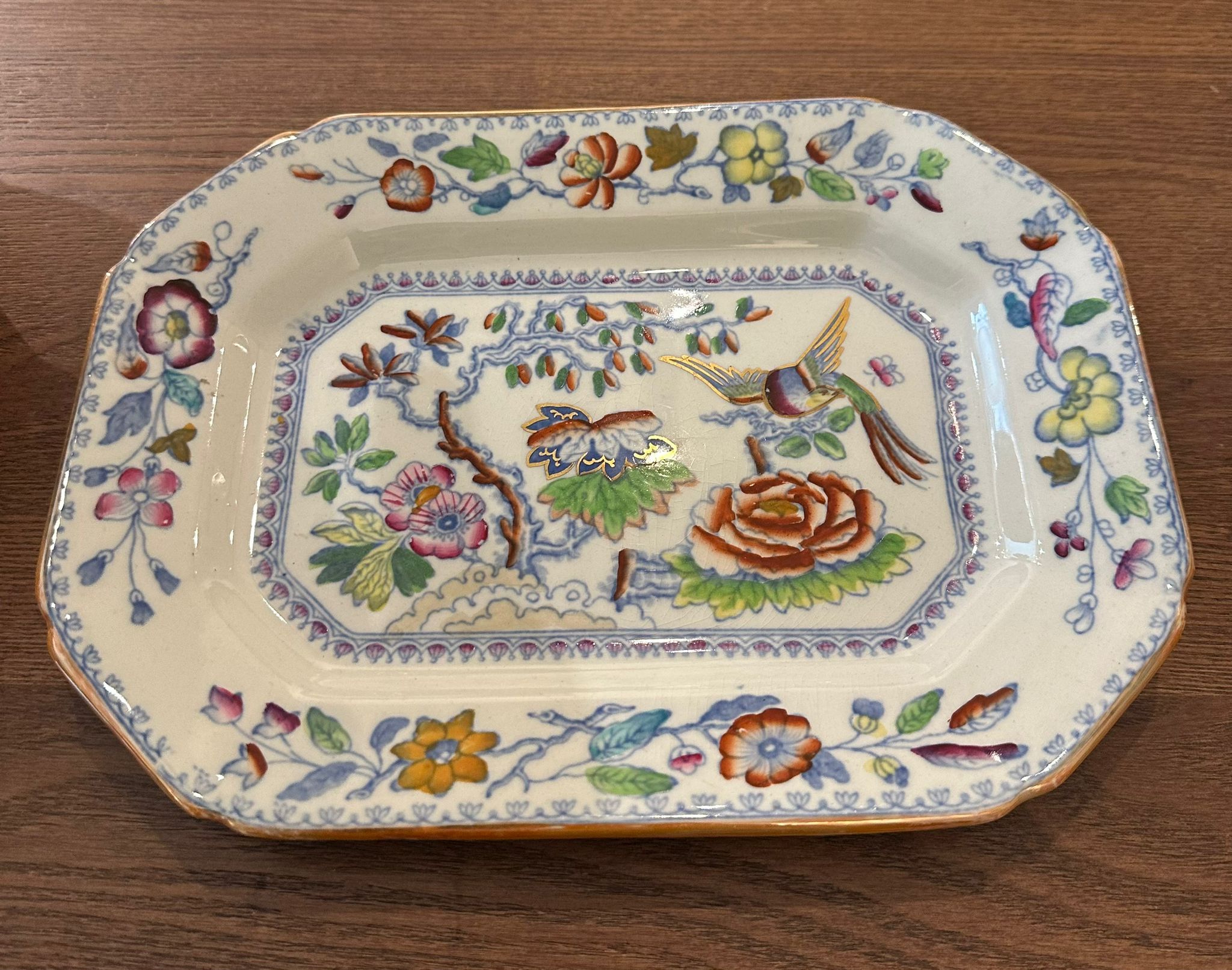 Antique Mason's Ironstone Chinoiserie Syle Pattern