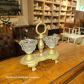 New Arrival ! Antique Italian Double Inkwell Baroque Revival Style