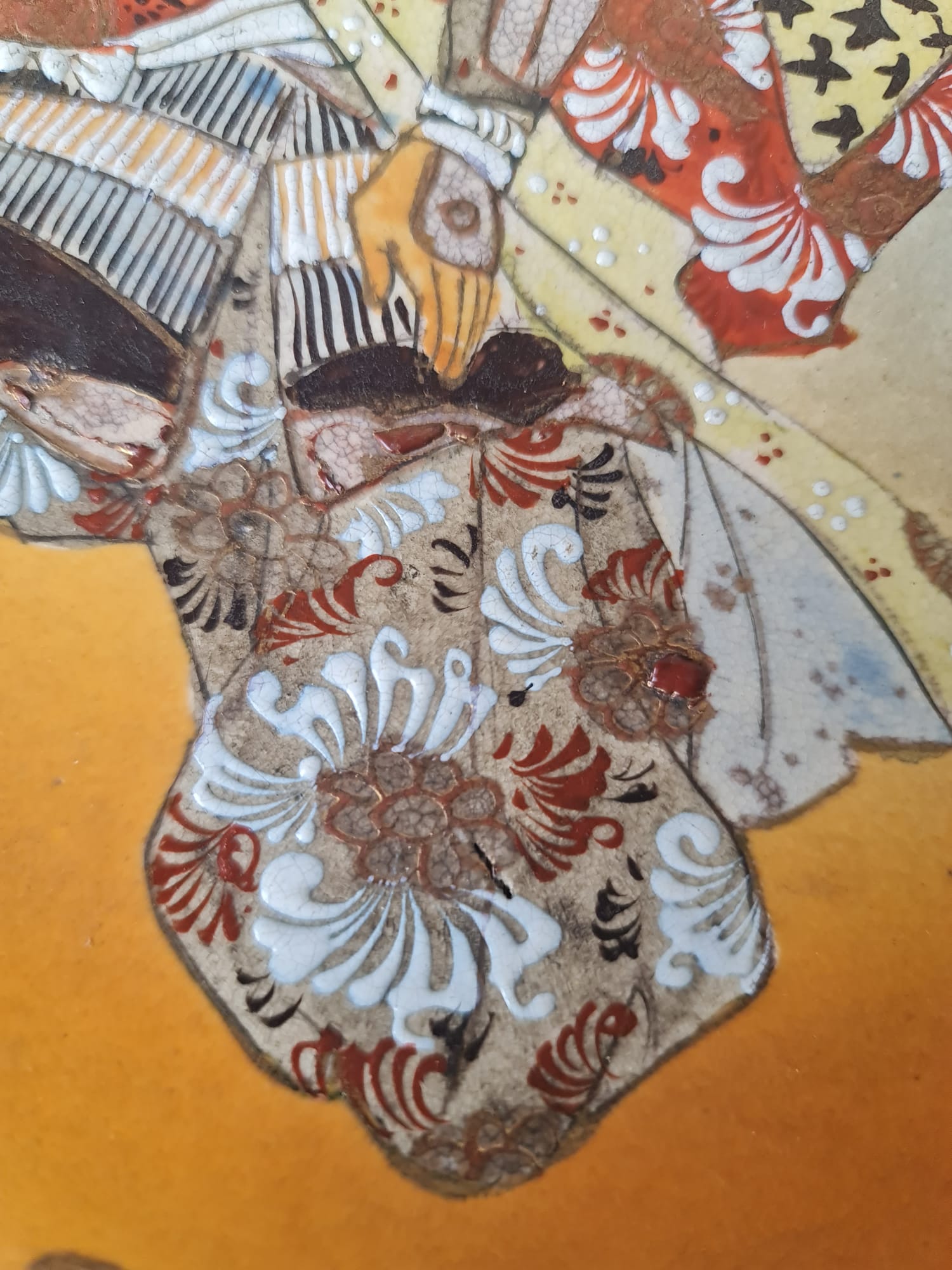 antique Japanese Satsuma charger