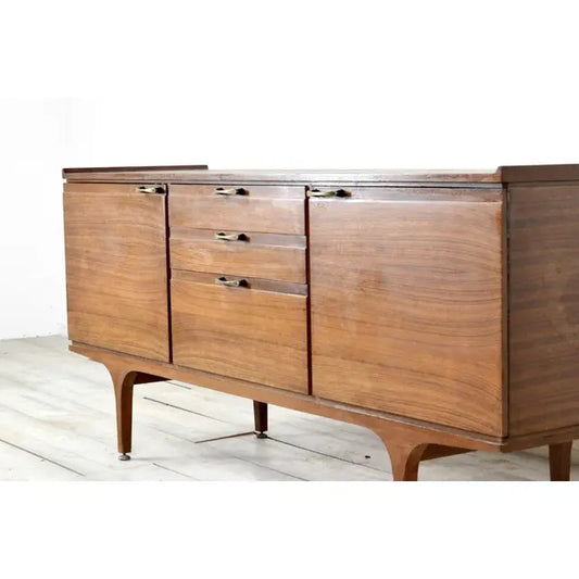 Brass and Teak Sideboard from Meredew, 1960s