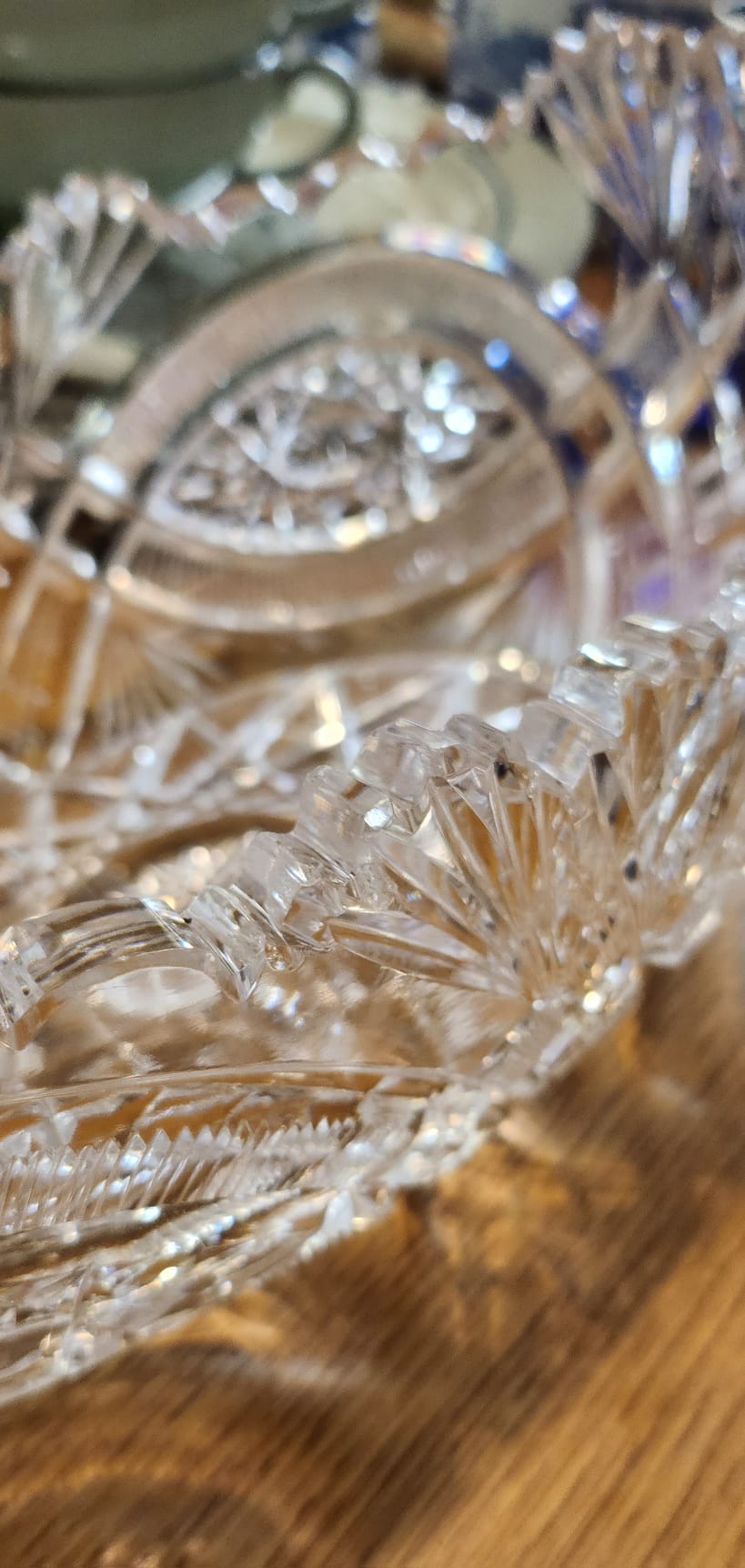 Stunning Waterford crystal oval shape bowl L 29 cm x D15cm x H14 cm