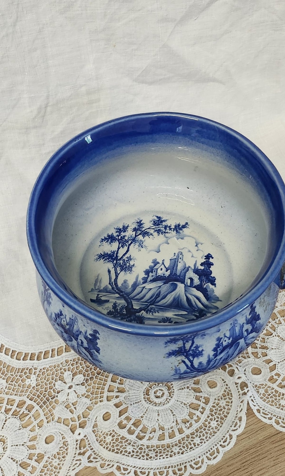 Vintage Ironstone Plant pot