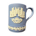 Wedgwood Pale Blue Jaspwerware Decorative Mug - Christmas Memorial Collection - 1970s to 1980s - Collectable Porcelain