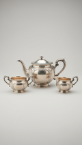 Edwardian Sterling Silver Tea Set