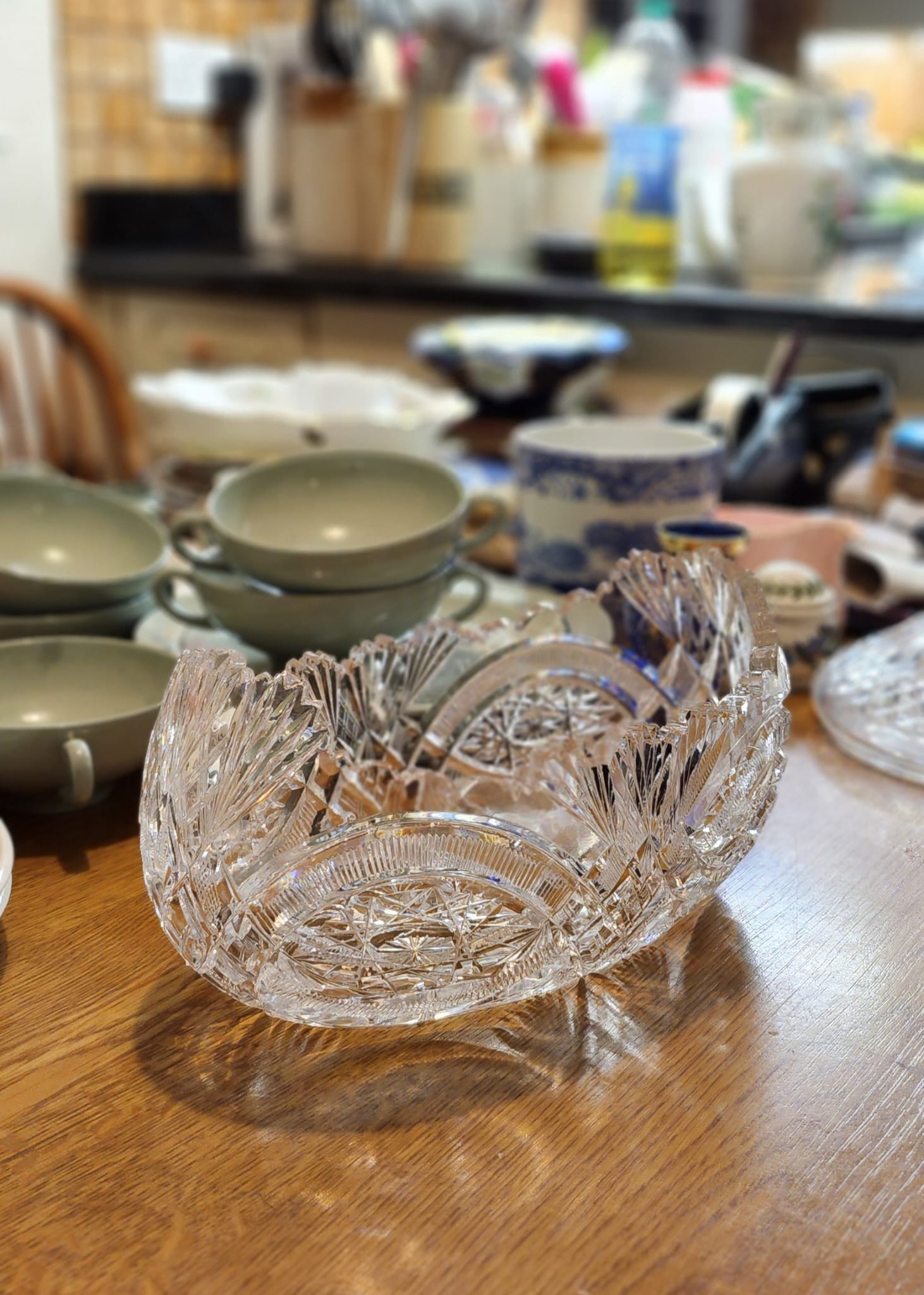 Stunning Waterford crystal oval shape bowl L 29 cm x D15cm x H14 cm