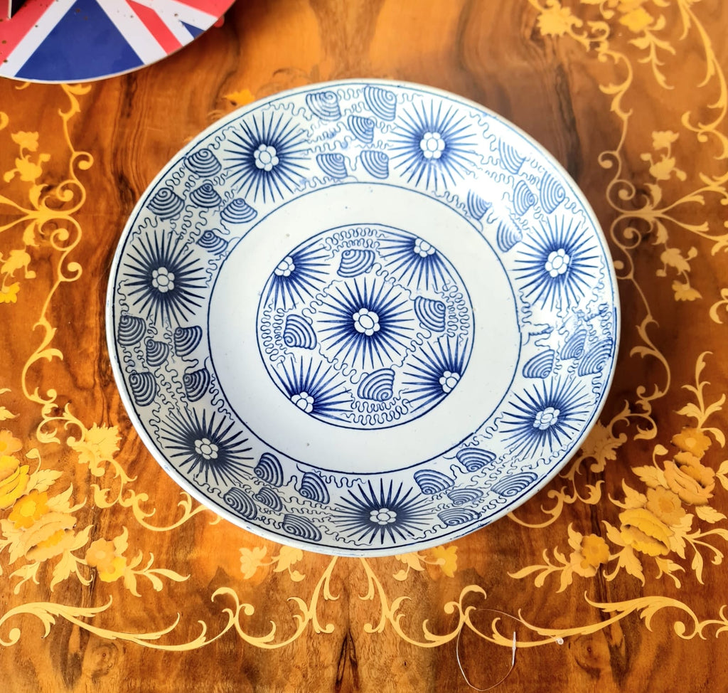Antique 19th century Starburst big bowl from Diana Ship wreck