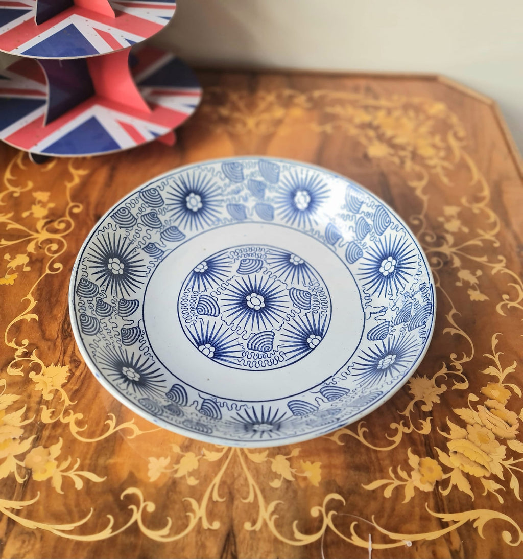 Antique 19th century Starburst big bowl from Diana Ship wreck