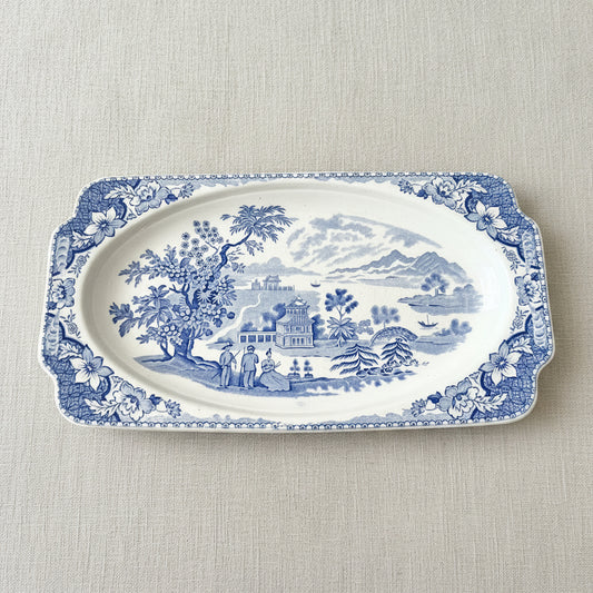 Seaforth Blue and White Serving Dish - Made in England