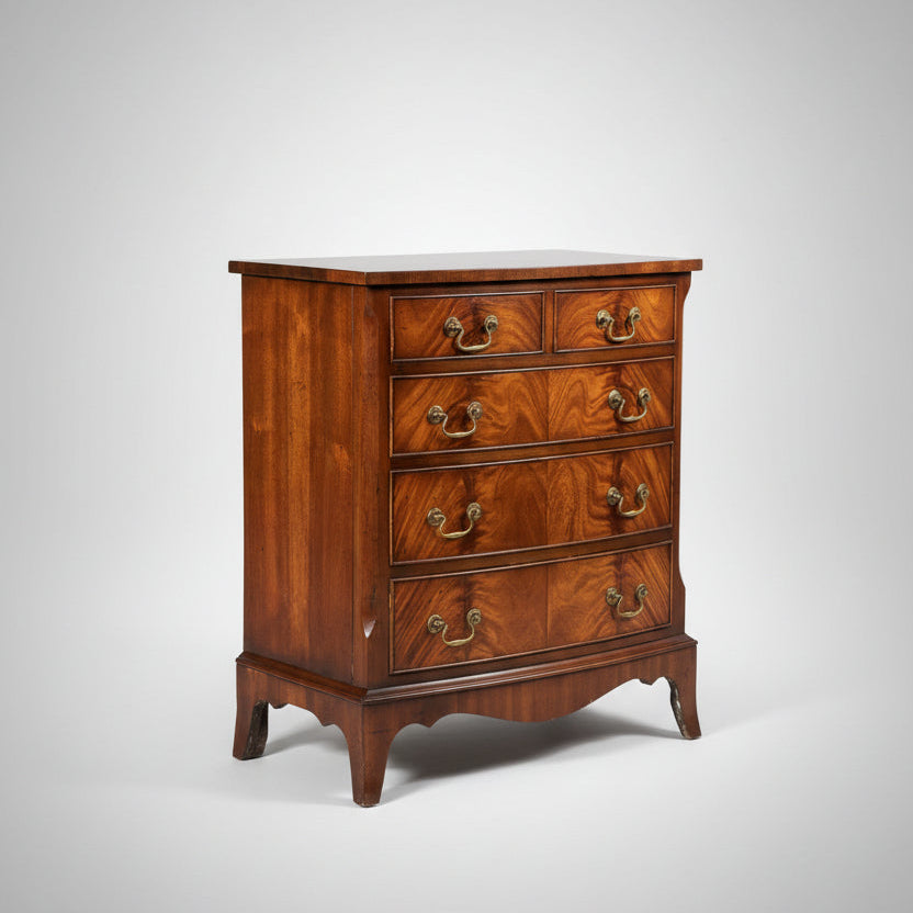 Mahogany Vintage  Straight Front Chest of drawer - JULY 26 CONTAINER