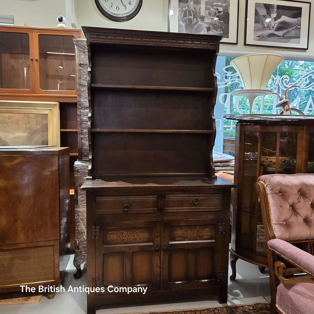 Old Charm Oak Wood Dresser from England