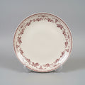 Comptoir de Famille French Vintage Burgundy Floral Garland Plate (31cm)