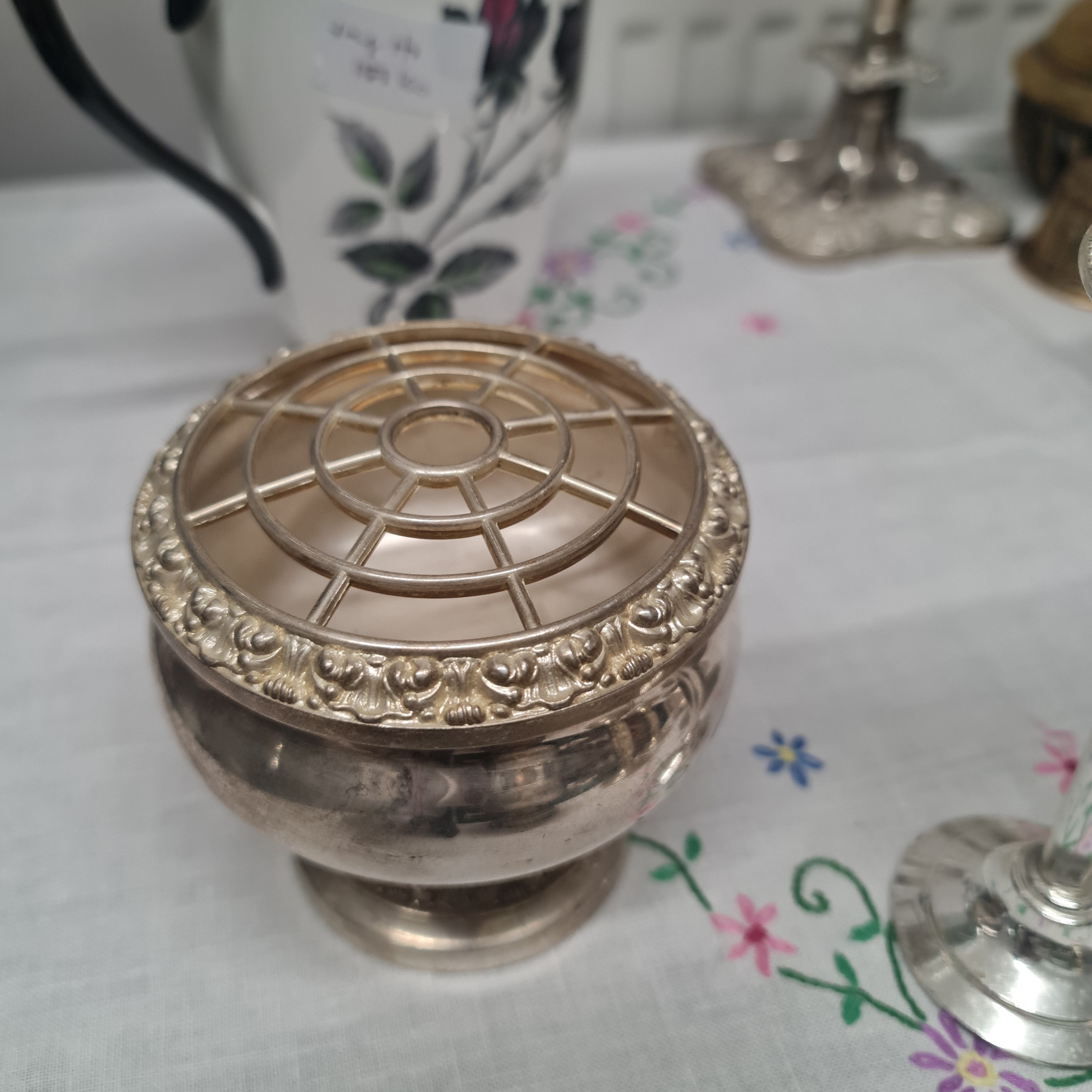 Vintage Silver plated ornaments