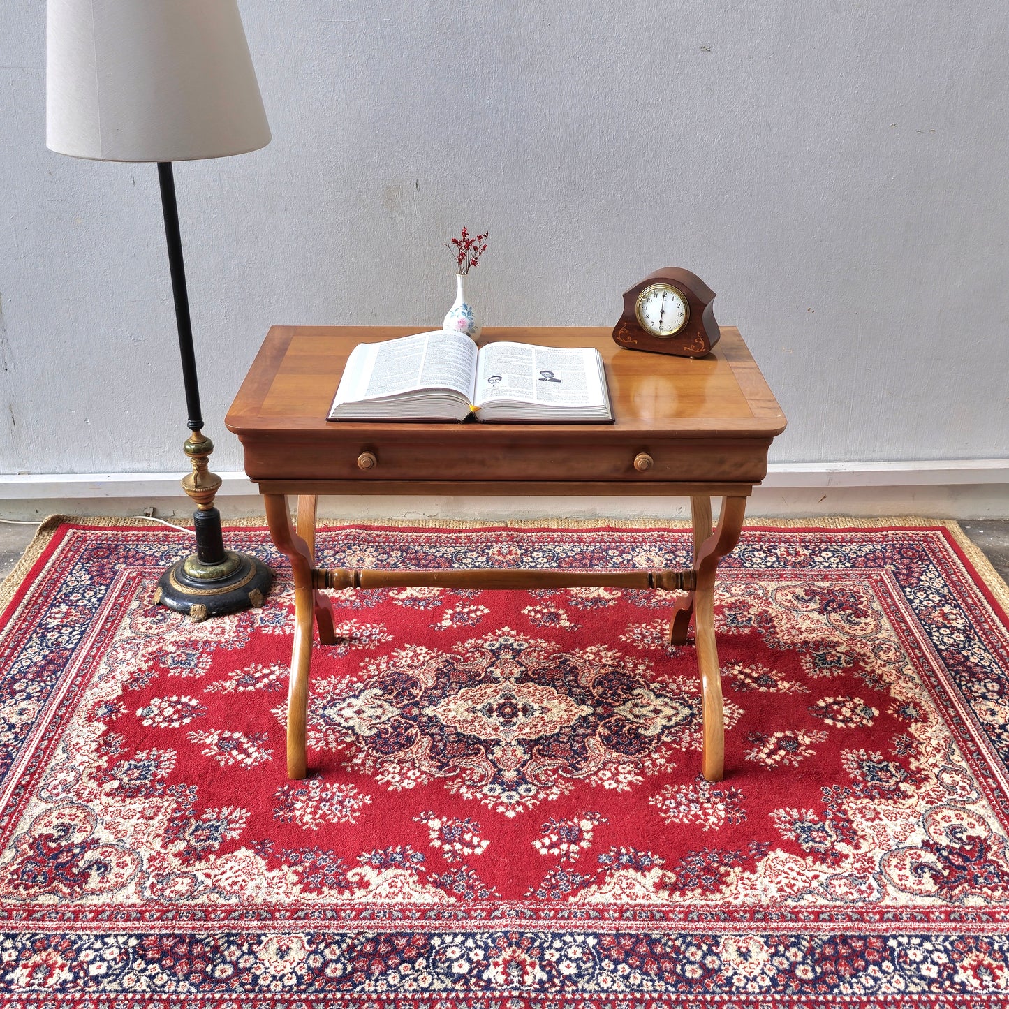 GRANGE CHERRY SIDE-TABLE WITH SINGLE DRAWER