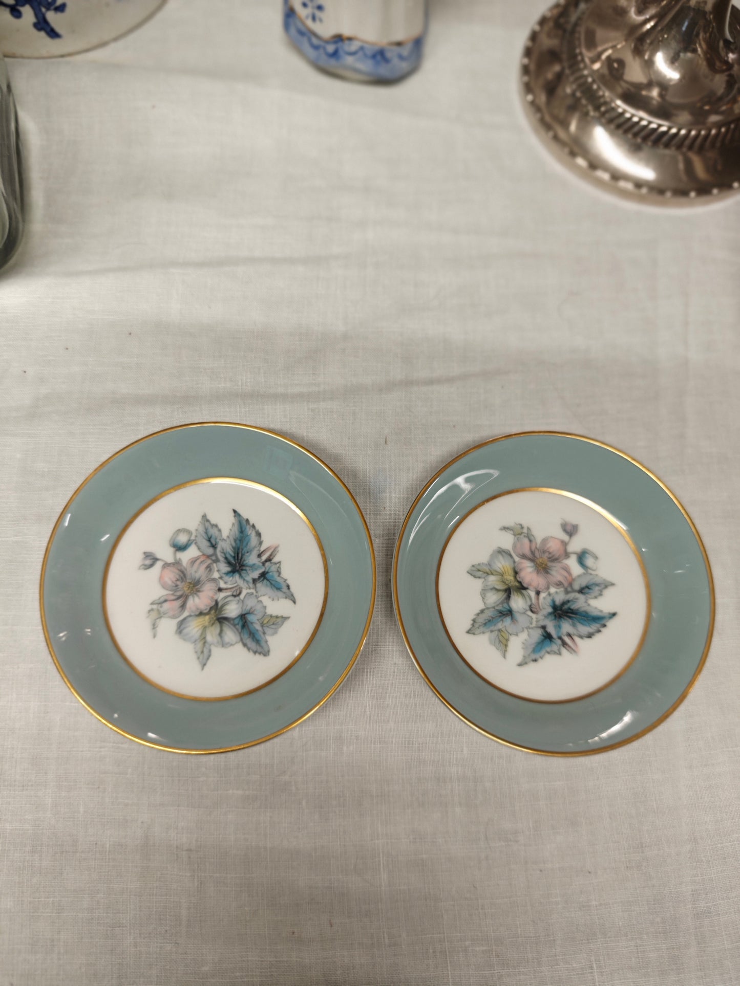 A pair of Royal Worcester woodland dish