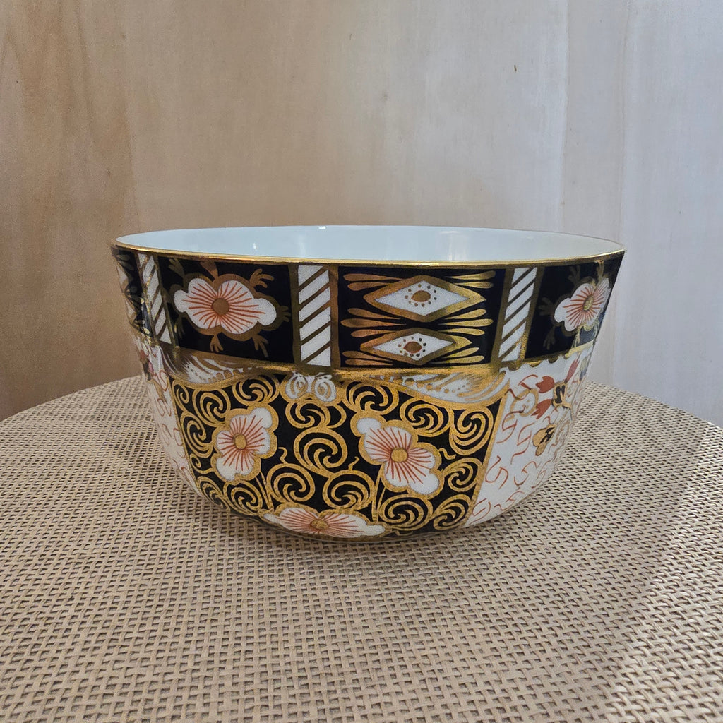 Antique Royal Crown Derby Imari Style Bowl c. 1919