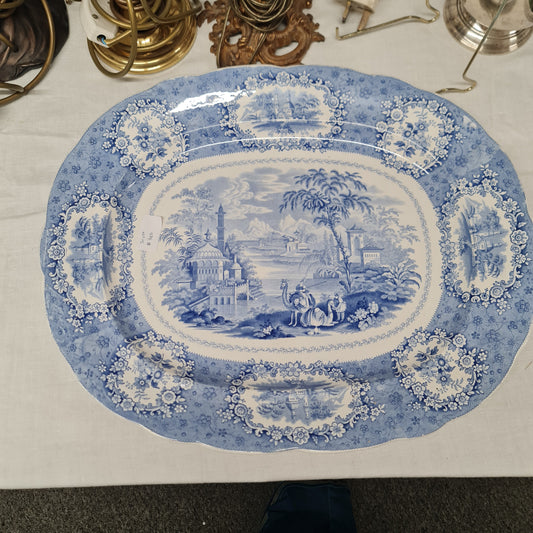 Antique big platter by William Ridgway Bell Works