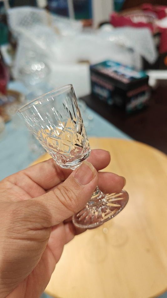 Waterford vintage crystal port wine glass