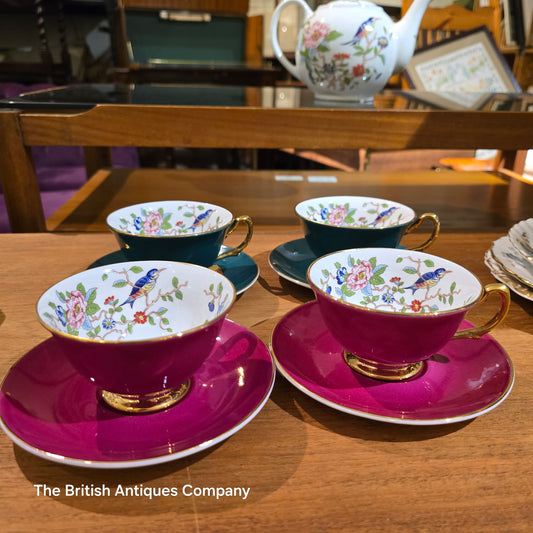 Aynsley Pembroke Pattern Tea Cup Set