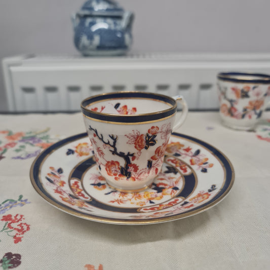 Antique rare Royal Cauldon  handpainted imari style teaset