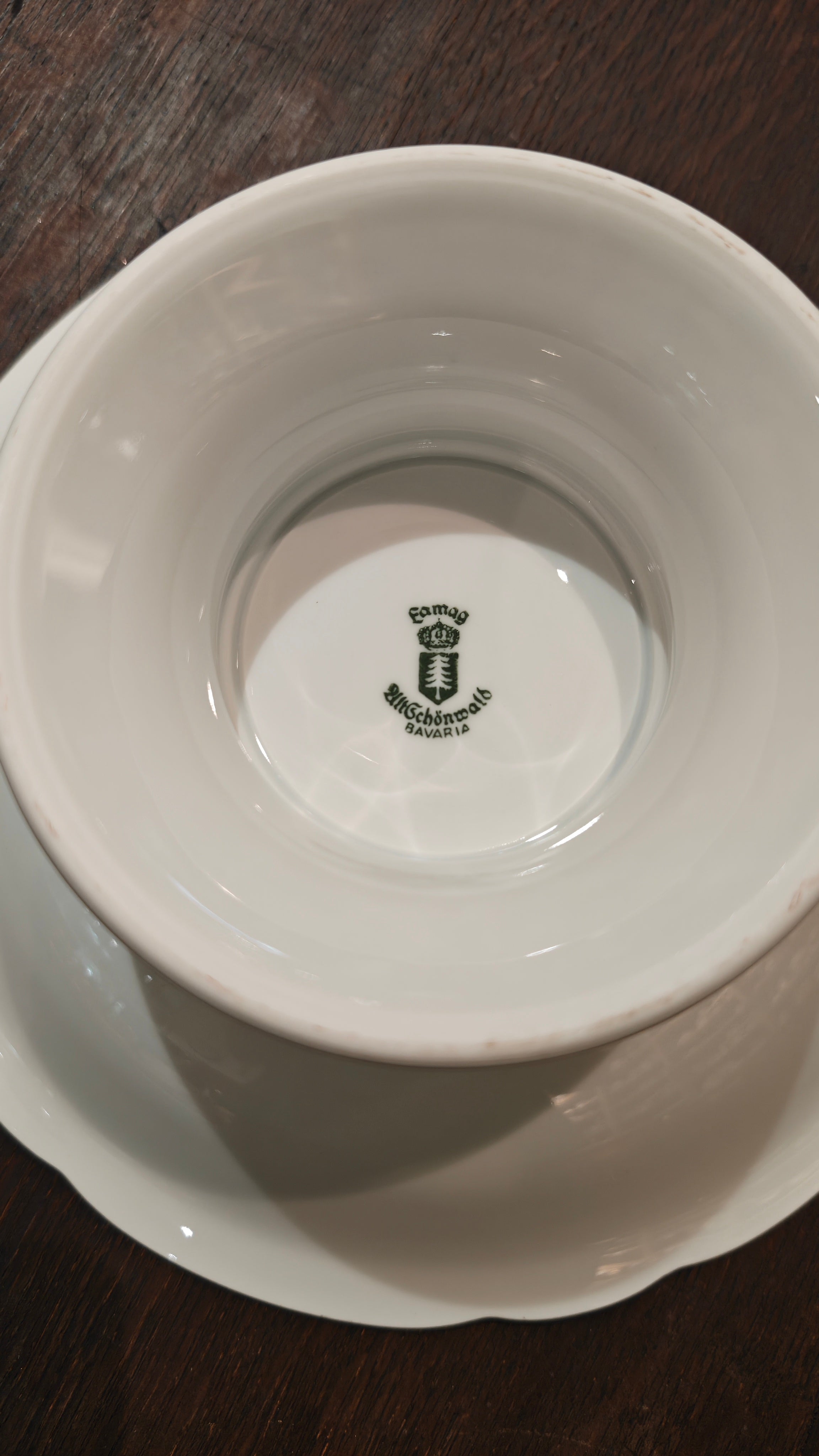 Vintage compote  dish manufactured by Eamag Schonwald in Bavaria, Germany