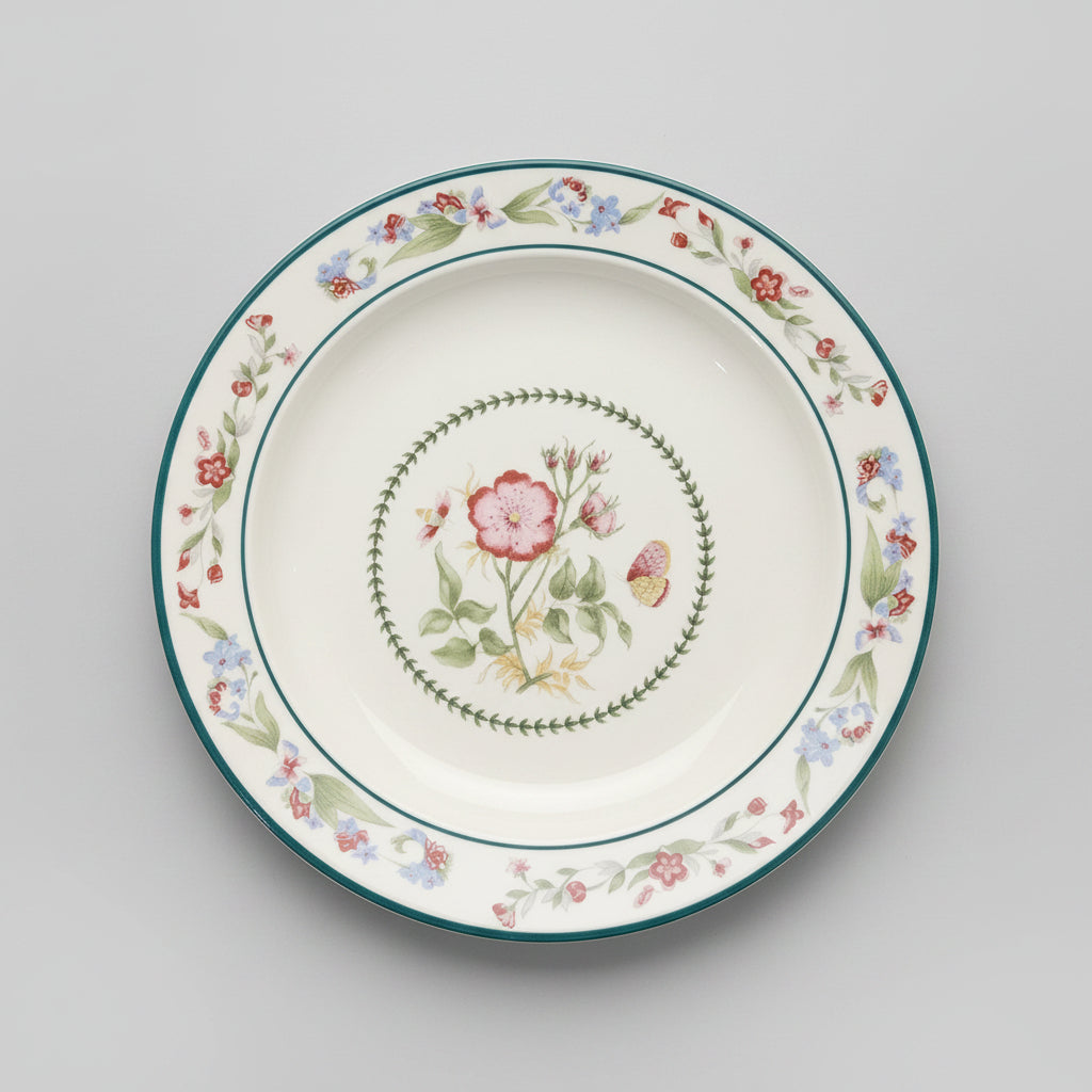 Vintage Breakfast Plates — Royal Doulton, Colclough & Tienshan