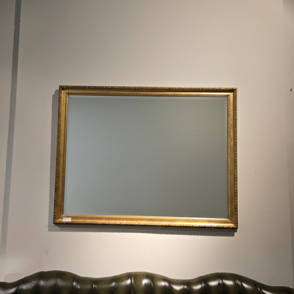 Vintage Italian Giltwood Beaded Mirror