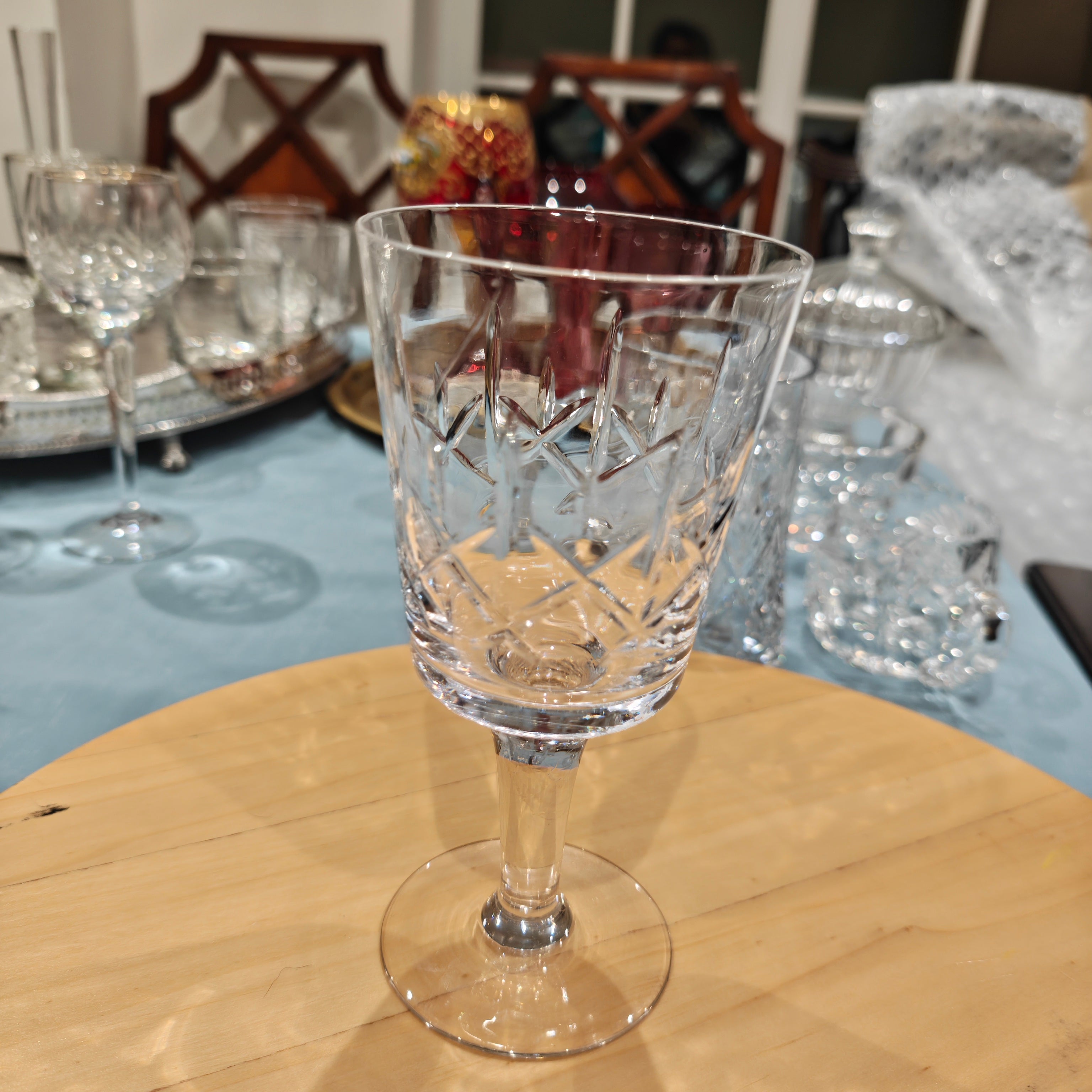 Waterford "Kinsale" Vintage  claret wine goblet.
